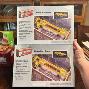 Two Walthers Cornerstone HO Scale Heavy Duty Crane Kits 933-3150